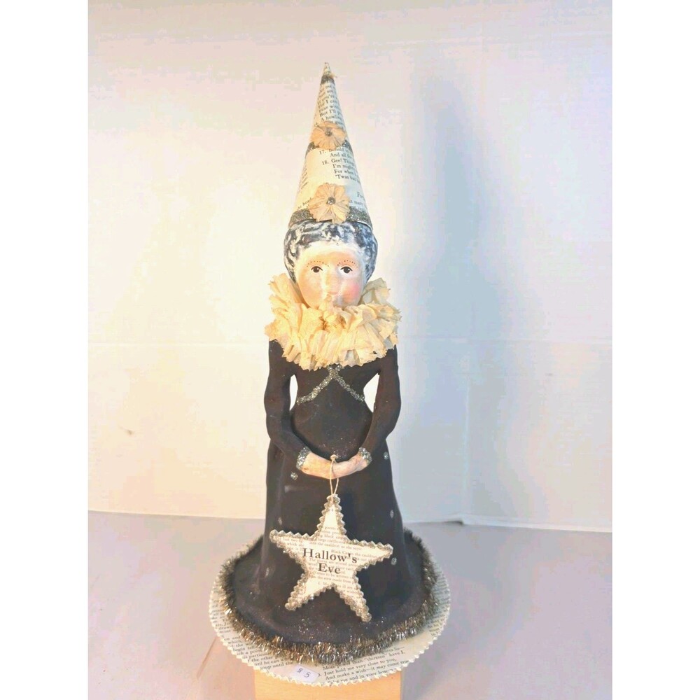 Bethany Lowe Designs Luna Goth Girl “Hallow's Eve” 15 Inch Halloween Doll Decor
